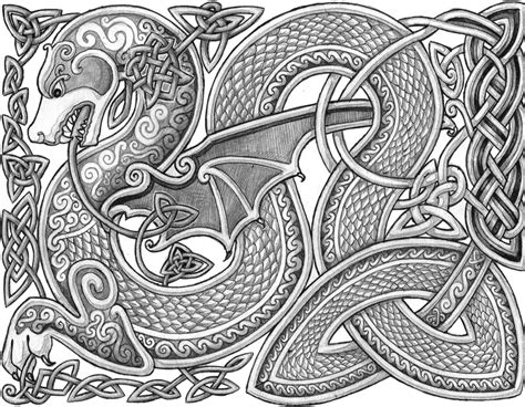 Celtic Dragon Celtic Dragon Celtic Art Celtic Dragon Tattoos