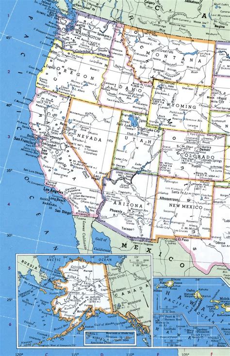 Western United States Map Printable Printable Maps Printable Road Map
