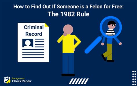 How To Find Out If Someone Is A Felon For Free Check The 1982 Rule