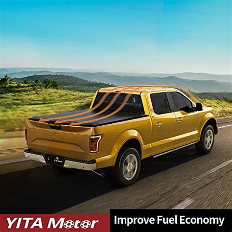 Yitamotor Soft Tri Fold Truck Bed Tonneau Cover Compatible With 2016