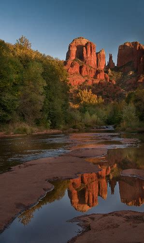 Cathedral Rock Reflection Sedona Arizona W Wildman Flickr