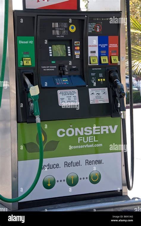 Bio Diesel Fuel Pump Conserv Gas Station Biodiesel Ethanol Los Angeles