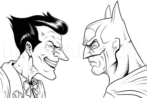 Batman Vs Joker Drawing