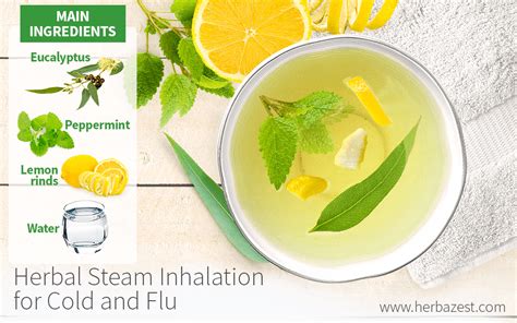 Herbal Steam Inhalation For Cold And Flu Recipe Herbal Steam Herbalism Remedies