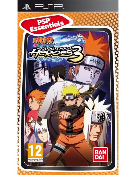 Naruto Shippuden 3 Ultimate Ninja Heroes Essentials Psp