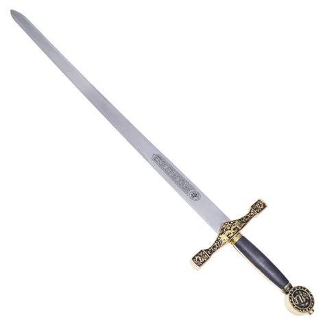 King Arthurs Excalibur Gold Medieval Sword