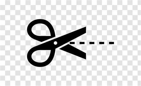 Cropping Scissors Cut The Dotted Line Transparent Png