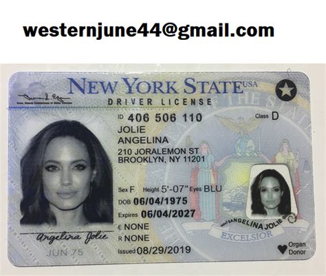 New York Fake Id In 2020 Drivers License License Photo New York Fake Id