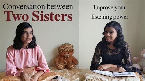 Conversation Between Two Sisters Adrija Biswas Youtube