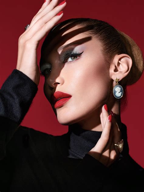 Bella Hadid Wears Dramatic Looks For The Dior Makeup Halloween 2019