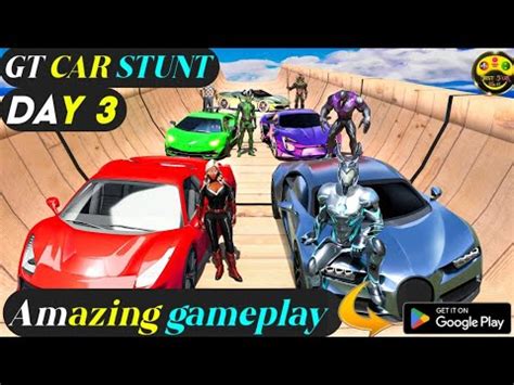 GT Car Stunt Master 3D Mega Ramp Racing Car Mode Android GamePlay GT