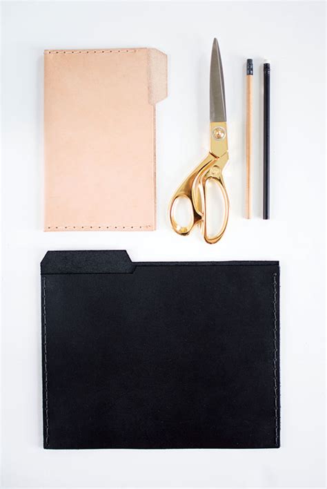 Diy Leather File Folders Homey Oh My