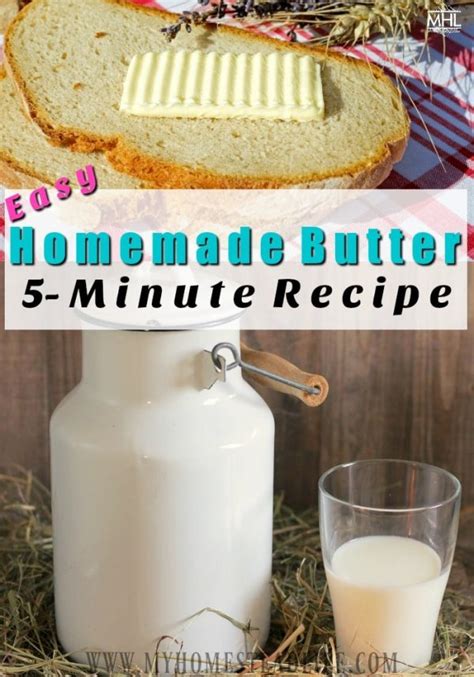 Easy Homemade Butter That Anyone Can Make In 5 Mins My Homestead Life