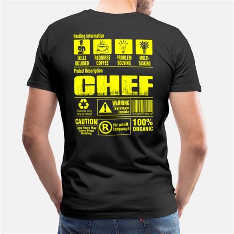 Chef T Shirts Unique Designs Spreadshirt