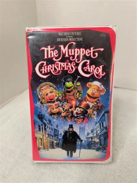 The Muppet Christmas Carol Walt Disney Vhs Video Tape Movie Clamshell