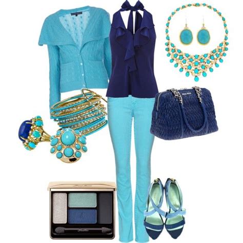 Turquoise And Navy Turquoise Outfits For Women Turquoise Clothes