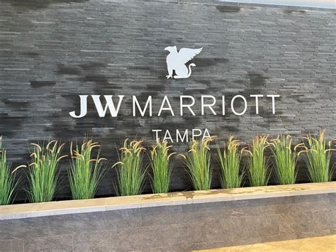 Jw Marriott Water Street Showcases Design Function New Eatery Tampa