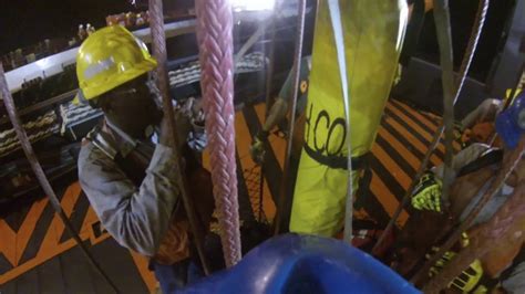 Offshore Personnel Basket Transfer Youtube