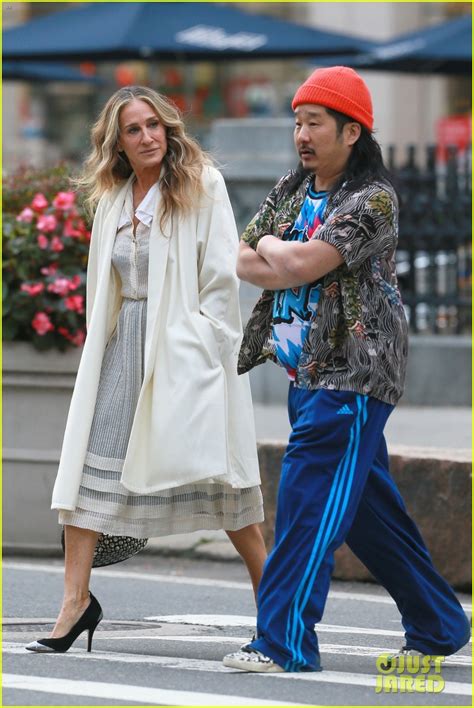 Sarah Jessica Parker Shoots And Just Like That With Bobby Lee In