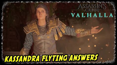 Eivor Vs Kassandra Flyting Answers In Assassin S Creed Valhalla