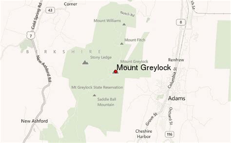 Mount Greylock Mountain Information