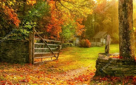 Autumn On The Farm Stock Photo By ©jevgenes 44957409