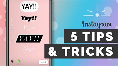 Top 5 Coolest Instagram Story Tricks Story Hacks Youtube