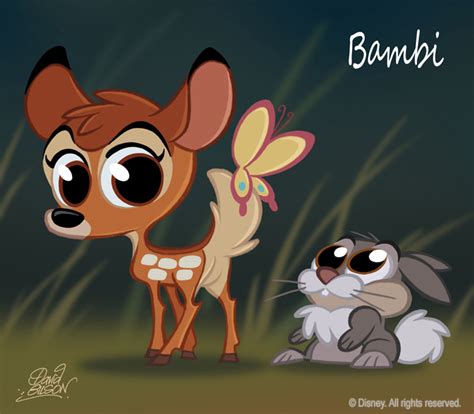 Bambi Chibi Walt Disney Characters Fan Art 25789748