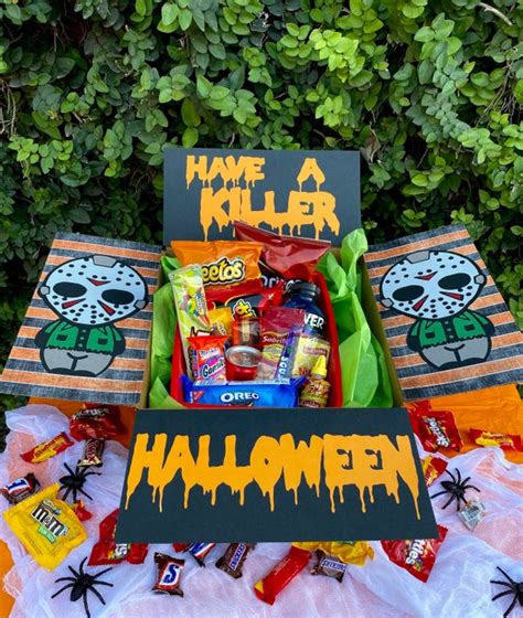 Friday The 13th Halloween Candy Box Tbox Carepackage Etsy Israel