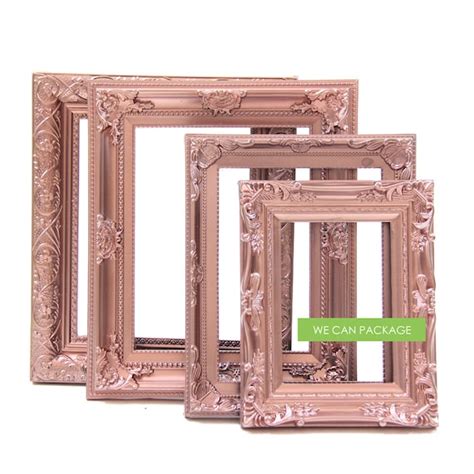 Rose Gold Picture Frames Set Of 4 Wedding Frames And Shabby