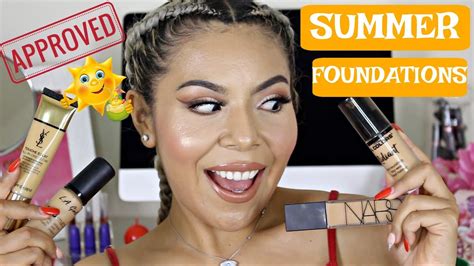 The Best Summer Foundations For Oily And Dry Skin Youtube