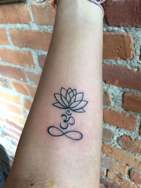 Lotus Om Infinity Tattoo Om Tattoo Design Om Tattoo Infinity Tattoo