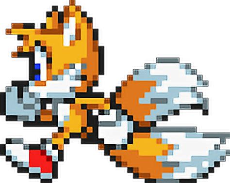 Tails Sonic Sega Sprite Pixel Sonicthehedgehog 34b