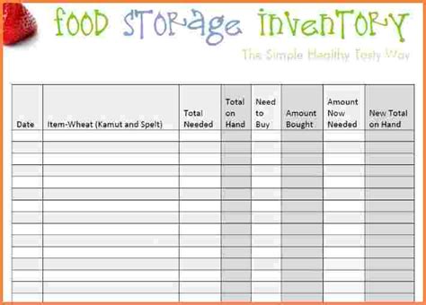 5 Restaurant Inventory Spreadsheet Excel Spreadsheets Group