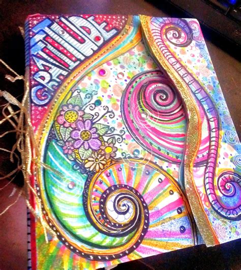 Grati1 Life In Color Mixed Media Art Journaling Art Journal Pages