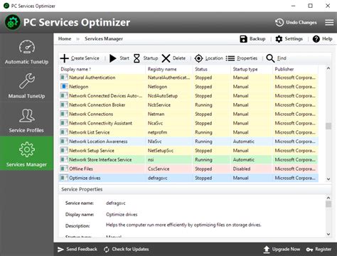 Pc Services Optimizer Untuk Windows Unduh