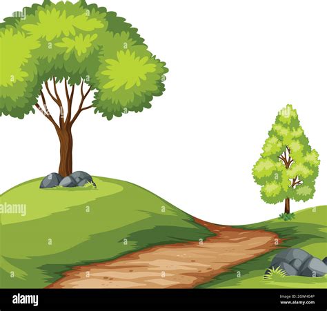 Forest Road Stock Vector Images Alamy