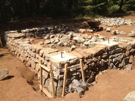 How To Build A Stone Foundation Construction And Diy Projects