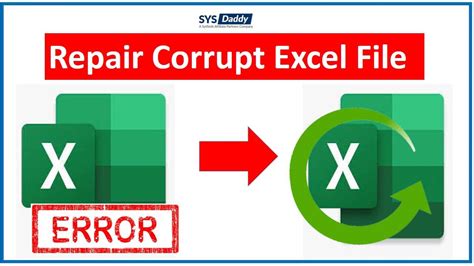 Repair Corrupt Excel Spreadsheet Without Data Loss