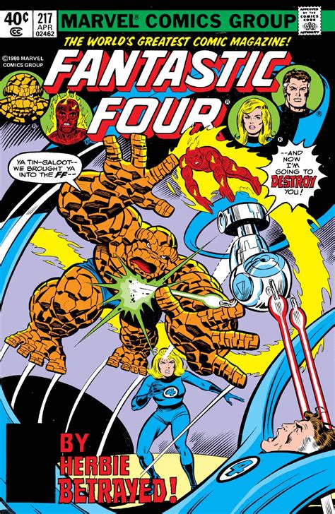 Fantastic Four Vol 1 217 Marvel Comics Database