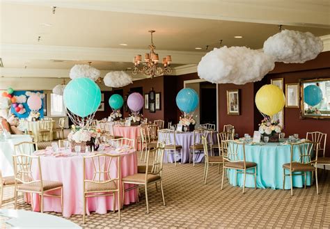 Up Up And Away This Adventurous Hot Air Balloon Themed Baby Shower