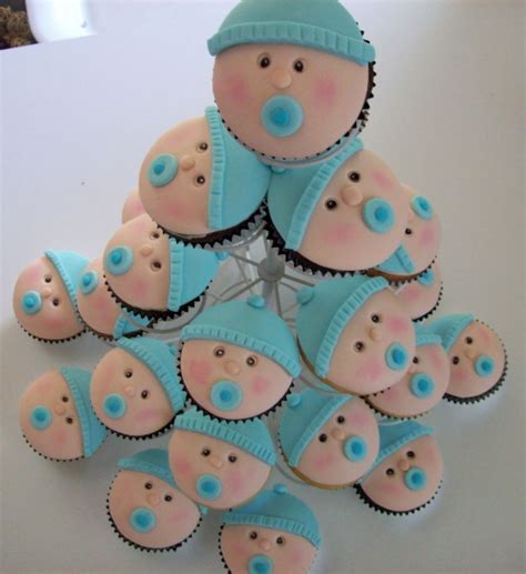 Cupcake Decorating Ideas For Baby Boy Shower Baby Shower Cupcakes