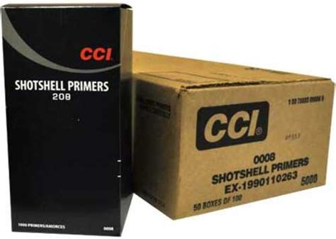 Cci 209 Shotshell Primer 5000 Count Case 11442847