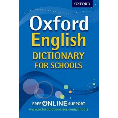 Oxford English Dictionary For Schools Edition 3 Paperback