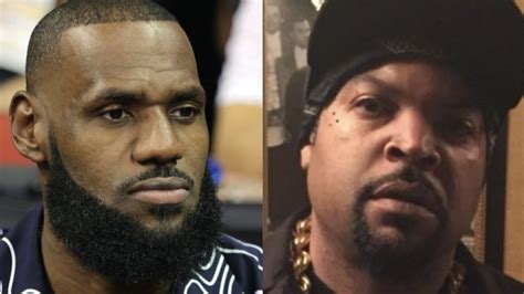 lebron james quotes ice cube while celebrating scoring record entertainer news