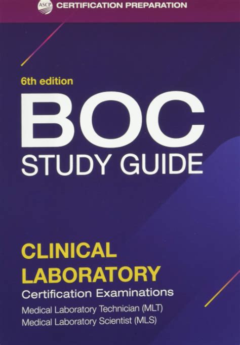 BOC Study Guide Clinical Laboratory 6th Edition PDF Free Download ...