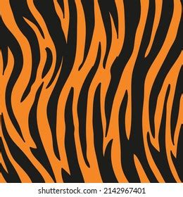 Tiger Stripes Background Decorating Background Wild Stock Vector