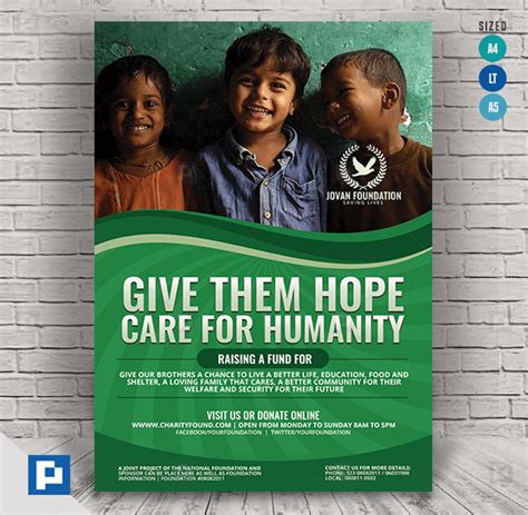 Charity Services Flyer Psdpixel