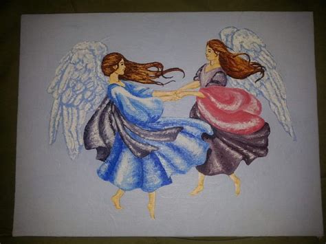 Dancing Angels Artwork Drawings Painting