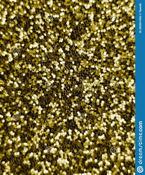Glitter Splash And Lens Flare On Gold Shiny Trendy Background Stock